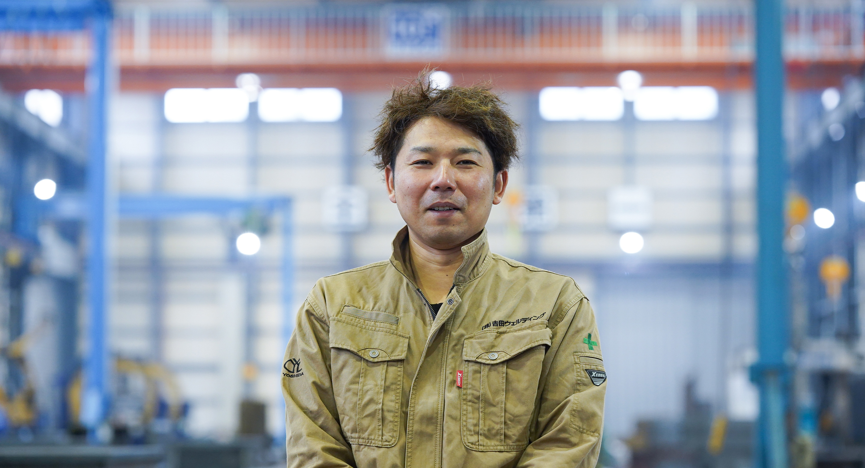 入社10 年目／現場溶接スタッフ・教育担当