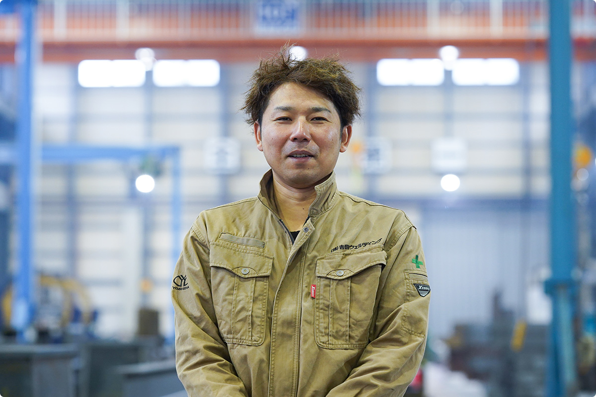 入社10年目／現場溶接スタッフ・新人教育担当 サムネイル